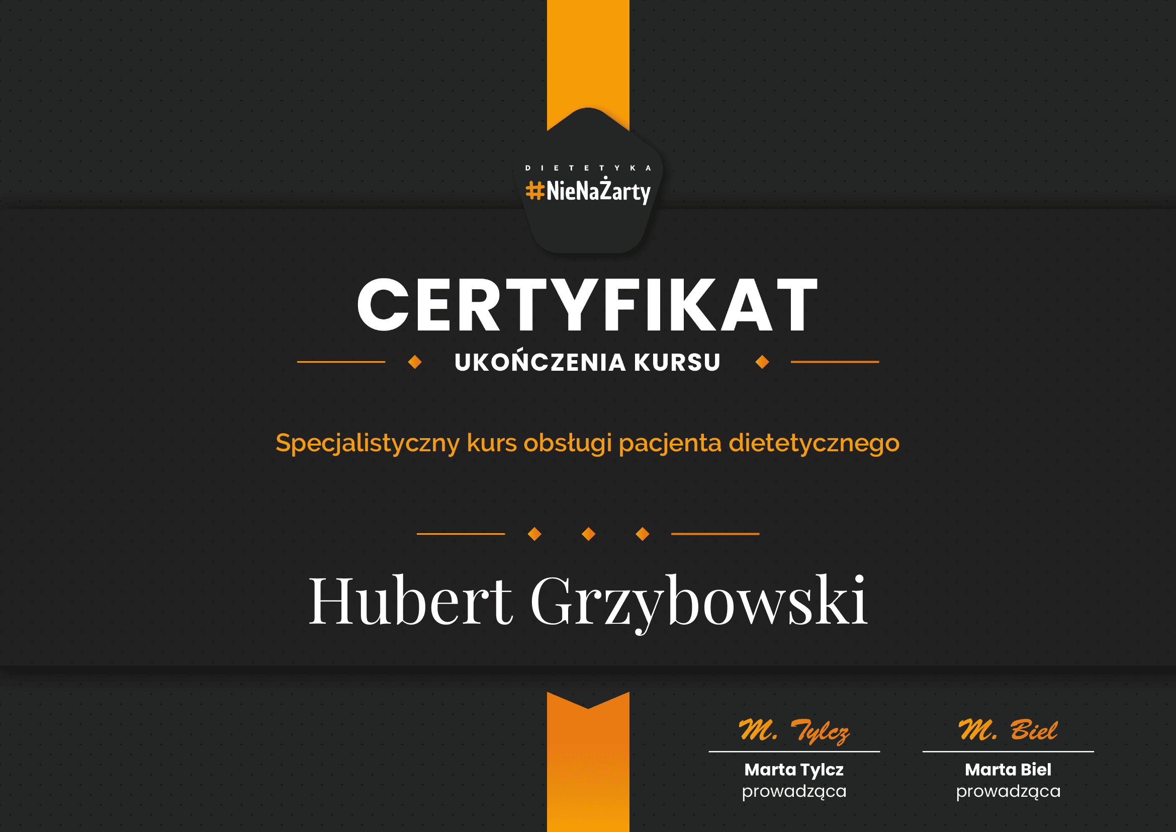 Specjalistyczny kurs obsługi pacjenta dietetycznego